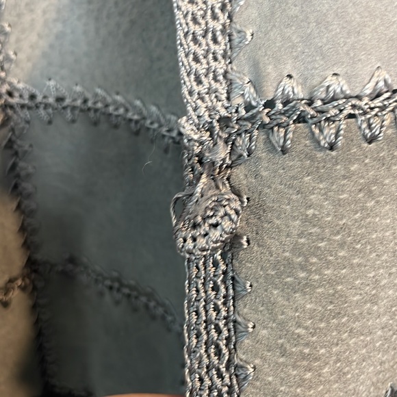 Jon Lawrence Ltd. Leather or suede patchwork blazer button up jacket - Picture 4 of 7